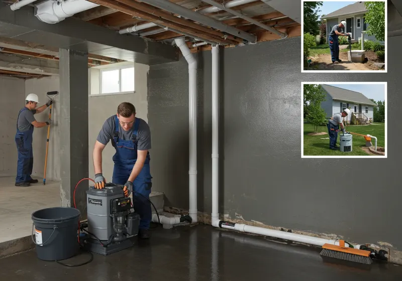 Basement Waterproofing and Flood Prevention process in Louisburg, NC